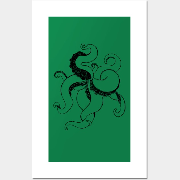 TENTACLES! Wall Art by agrazettidesign